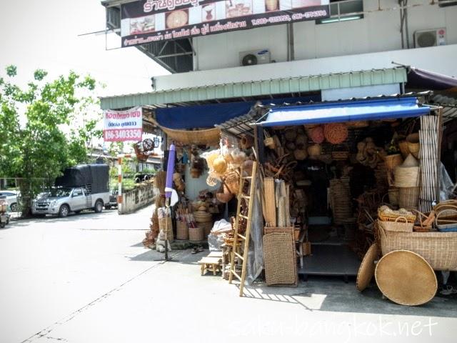 バンコク・チャトチャックの素敵なかご屋さん