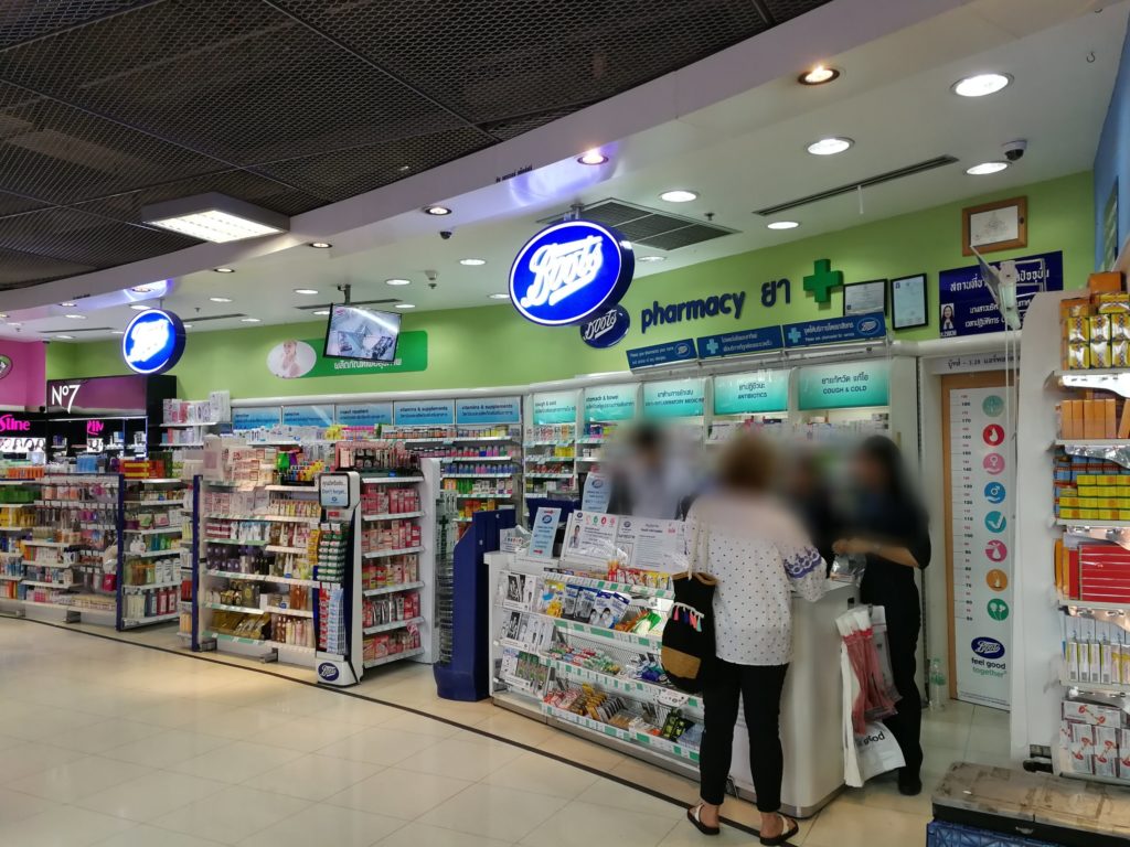 スワンナプーム国際空港3階ブーツ