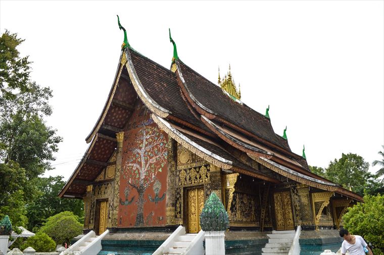 ルアンパバーンのワット・シェントーン（wat xiengthong）