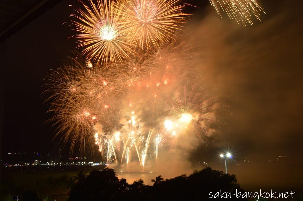 パタヤの国際花火大会に行ってきた！人が少なくてゆっくり見れる花火大会でした