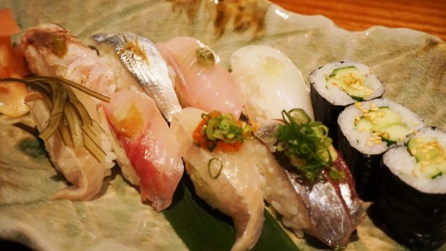 SASAYA シーロム店のお寿司ランチ
