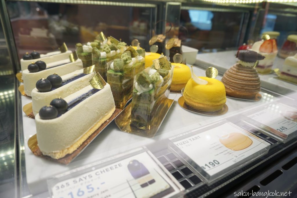 バンコクのケーキ屋さん　シェ・シバタ365のケーキたち