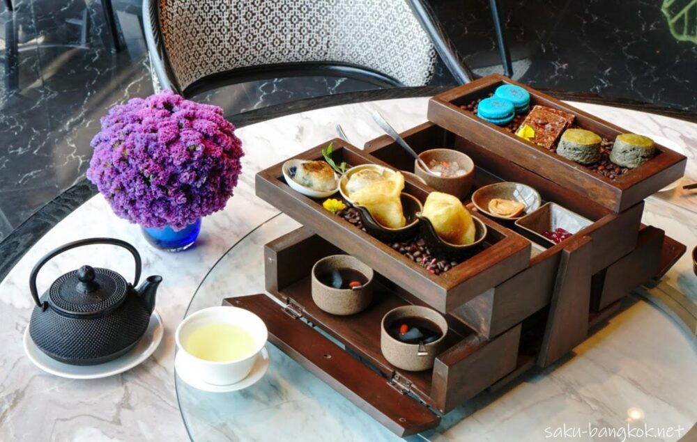 土日限定》32階からの景色を見ながら食べる中華風アフタヌーンティー