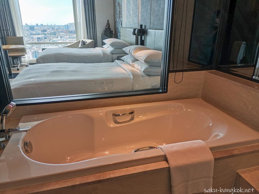 【ホテルレビュー】バンコク・マリオット・ホテル・ザ・スリウォンのバスルーム