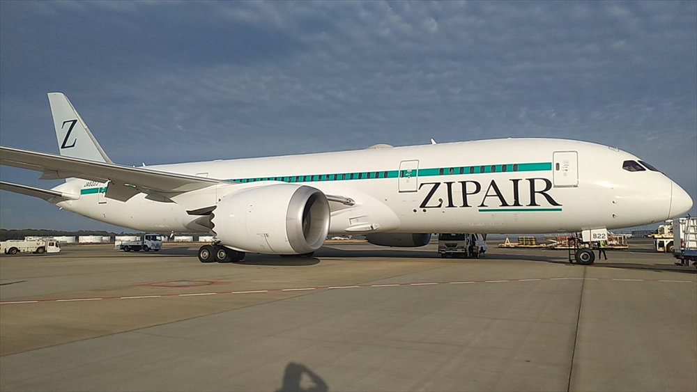 ZIPAIRの機体