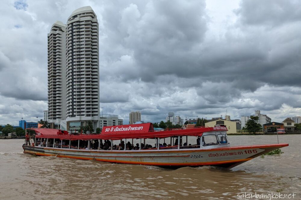 バンコク・チャオプラヤ川の船（ボート）全路線図と各路線の特徴・乗り 