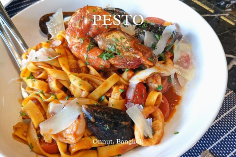 【PESTO Pasta and Espresso Osteria】パスタが美味しいオンヌットのイタリアン｜サクのバンコク生活日記