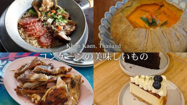 【コンケーン旅行】タイ・イサーン地方恐竜の街で食べ歩き！コンケーンで美味しかったもの